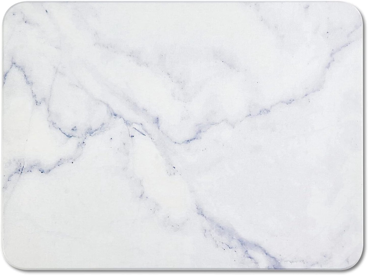 Afwasmatten voor aanrecht, ultra absorberend, antislip, hittebestendige mat keukengadgets, droogmatten voor stenen schotels, rek serviesgoed. (30,5 x 40,6 cm, Whtie Marble)
