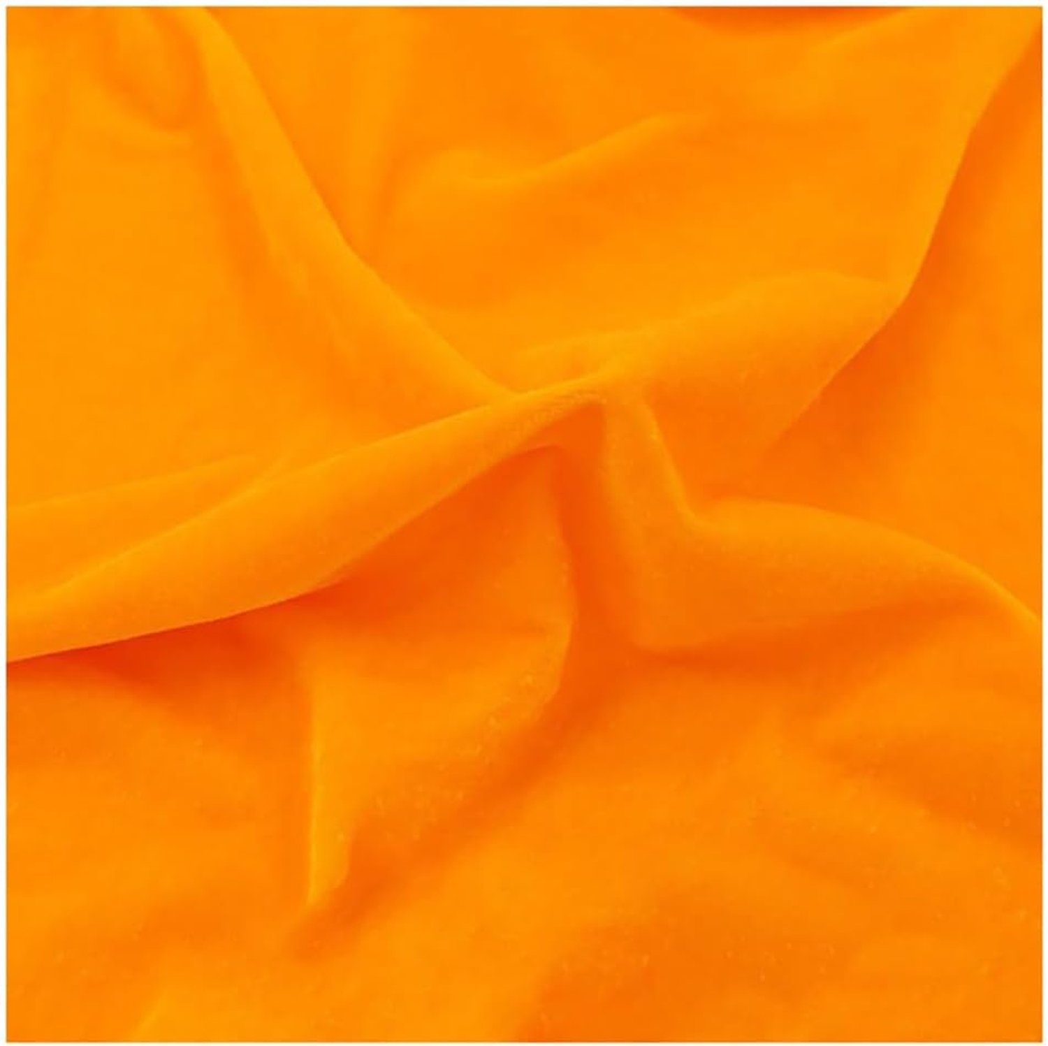 Fluwelen stof per meter, stoffen om te naaien, decoratieve stof, stretchfluweel, zacht pannefluweel, elegante meubelstof, fluweel, voor kledingdecoratie, meubel, goudgeel, 500 x 160 cm