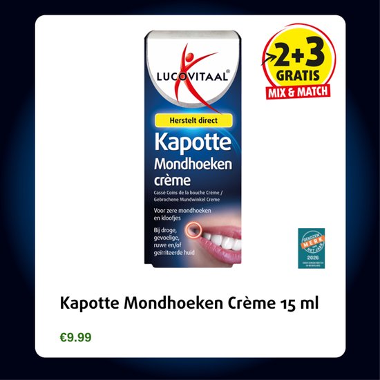 Lucovitaal Kapotte Mondhoeken Crème 15 ml — cadeau in Cadeau-ideeën - foto 8