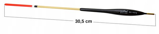 Shark Waggler Dobbel Gewicht Dobbel Kleur Visserij Dobbel 2.0+4.0g 30.5cm — afbeelding 3