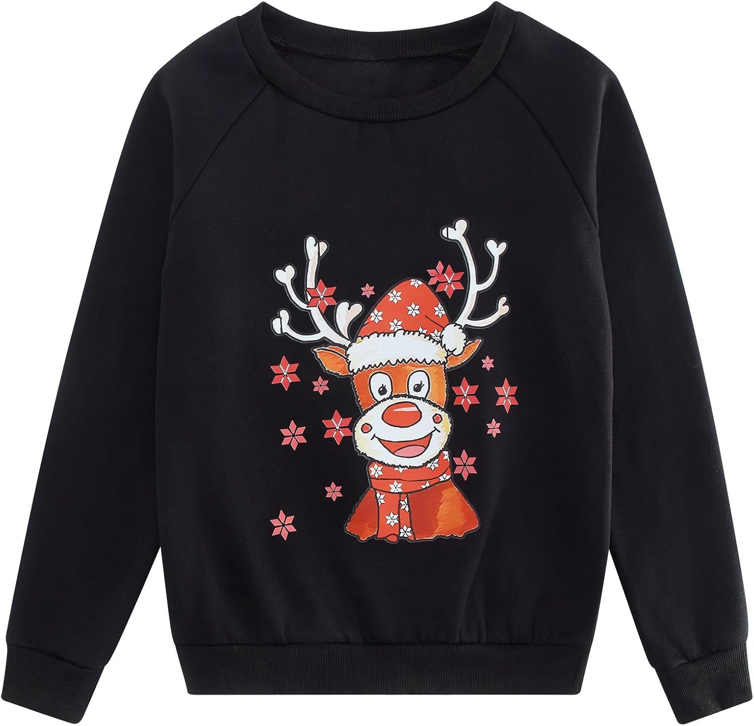 SFreeBo Kinderen Kerst Sweatshirt Meisjes Trui Trui Winter Lange Mouw T-shirt Top Unisex Jongen Casual Katoen Kerst Print Trui Voor 4-11 Jaar