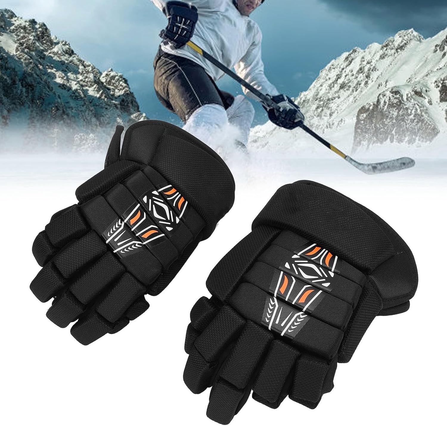 1 Paar Hockeyhandschoenen Lichtgewicht Ademende Zeer Fit Veelzijdige Beschermende Uitrusting voor Hockeyspelers 14inch