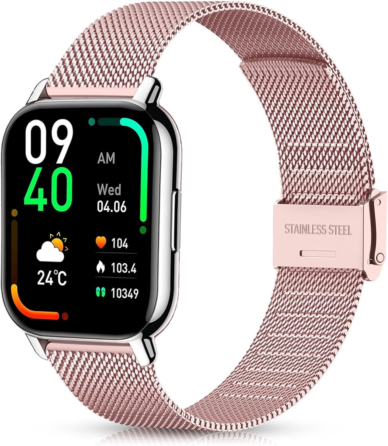 Harikiri Metalen Horlogebandje Compatibel met Popglory P66,22mm Roestvrijstalen band voor Nerunsa P66D,Donerton T50S/T50H,TOOBUR/ENOMIR/Yoever/Gydom/Poounur/RUIMEN IDW13/IDW16/IDW18/IDW19/BW0/LW51