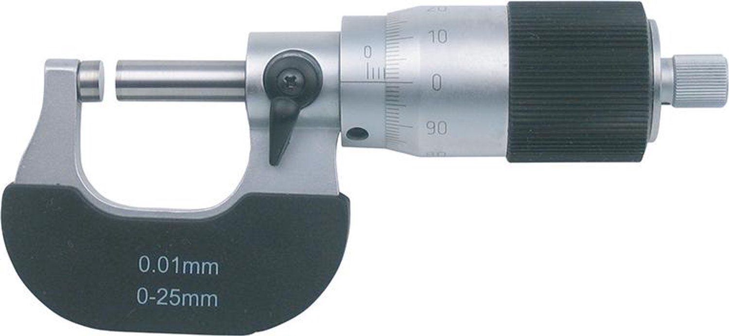 Beugelschroefmaat met schaalverdeling 0-25mm FORTIS