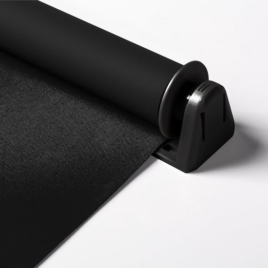 Sonello Verduisterend Rolgordijn Zonder Boren 85 x 100 cm Zwart — afbeelding 4