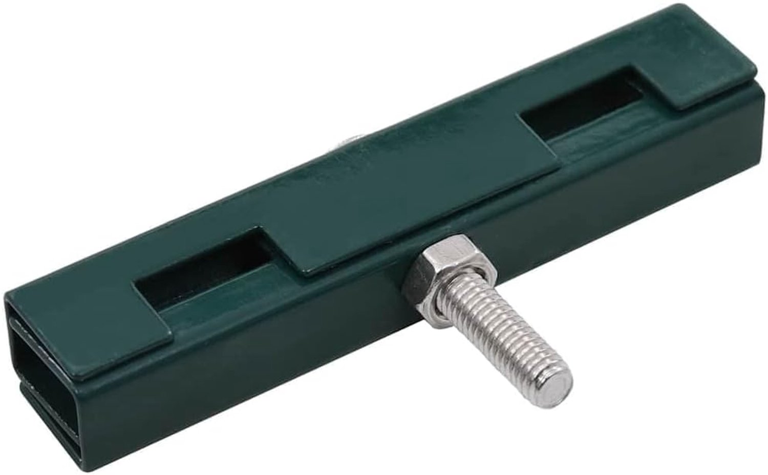 U-matverbindingsset voor dubbele staafmatten, 10-pack voor 50 x 200 mm maasbreedte, verzinkt staal groen