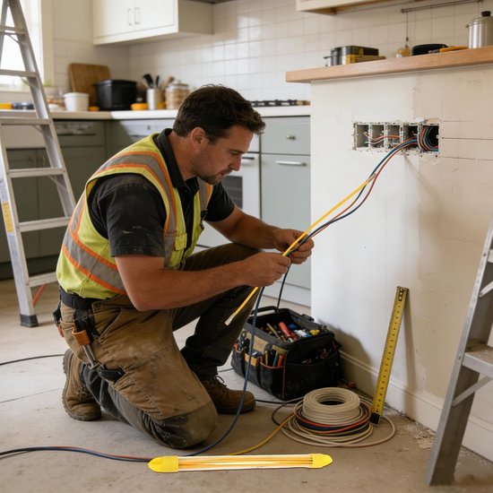 Staven voor glasvezel, extractiehulpset 48 x 3 x 3 cm, voor elektrisch gereedschap, geleiderail voor flexibele installatiehulp, gereedschap voor inrijgen — afbeelding 4