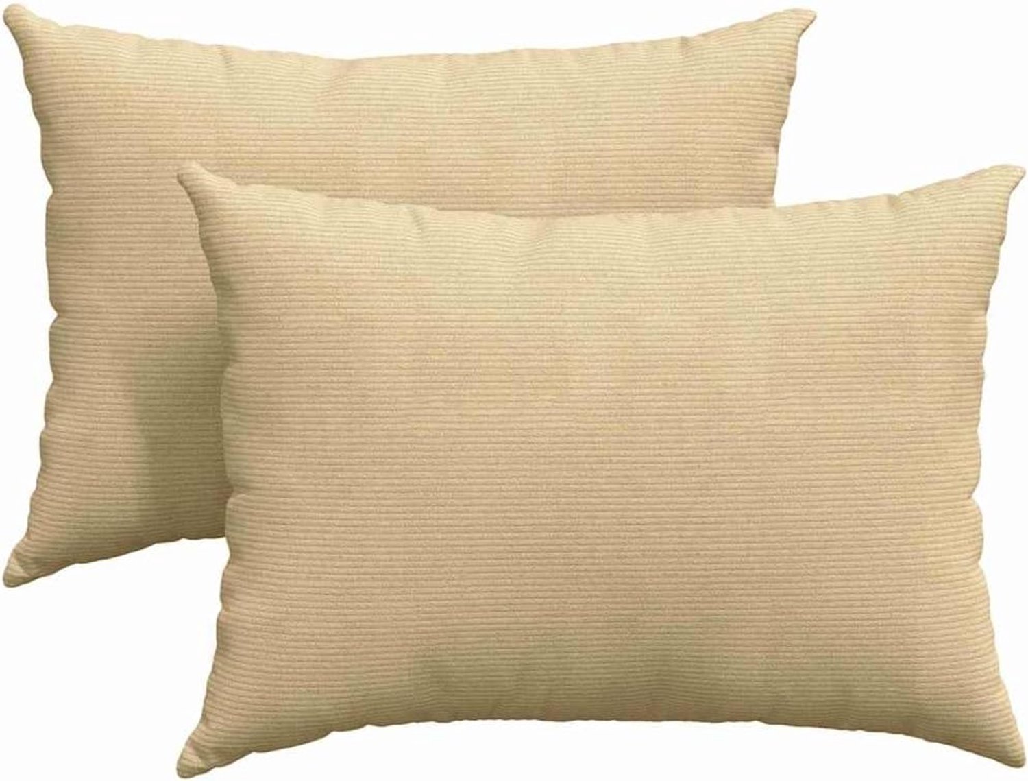 Bankkussen, 2 stuks, grijs-groen, 70 x 50 cm, corduroy met ritssluiting, afneembare hoezen en polyestervulling, voor woonkamer, slaapkamer of thuiskantoor