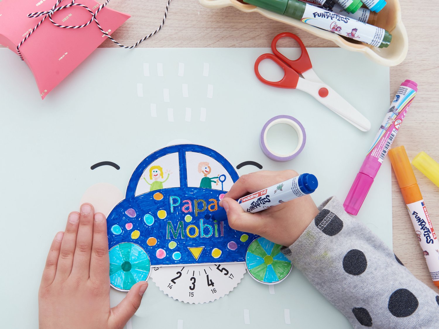 edding 14 FUNTASTICS - kleurstiften voor kinderen - set van 10 - ronde punt 3 mm - voor kleurplezier op lichtgekleurd papier en karton - uitwasbaar van huid en textiel - zomervakantie - kindercadeau — afbeelding 10