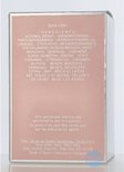 Achterkant van de roze Hugo Boss Femme doos met ingrediëntenlijst en contactgegevens.