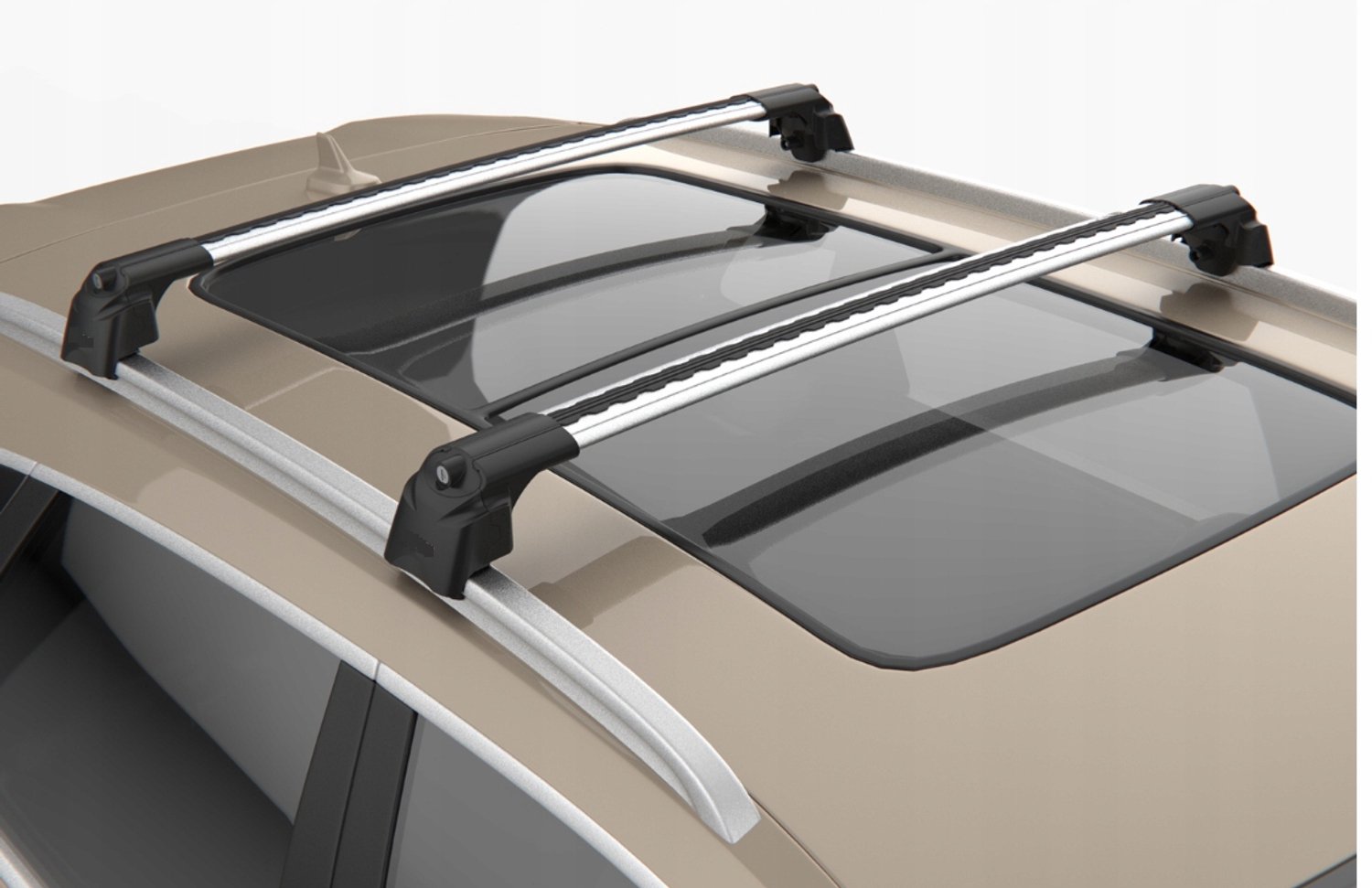 Turtle Dakdragers voor Audi Q3, Q5, Q7 met Geïntegreerde Rails