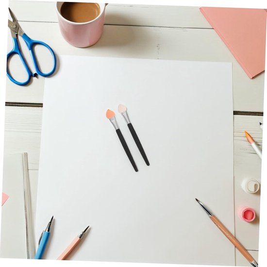 50 Stuks Schilder Sponsen met Precieze Ink Blending Applicators voor Scrapbooking Verf Kleine Sponsborstels voor Gedetailleerd Kleurmengen Soepele Overgangen Bij Knutselprojecten — afbeelding 3