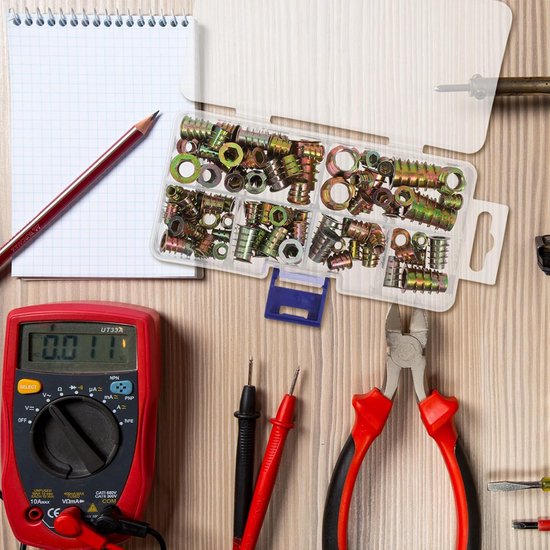 100stuks Stabiele Meubelbevestigingen Duurzame Draaikopmoeren Voor Eenvoudige Installatie Geschikt Voor Kasten Kasten Hoofdeinden Verbeter De Veiligheid Efficiëntie Van — afbeelding 3