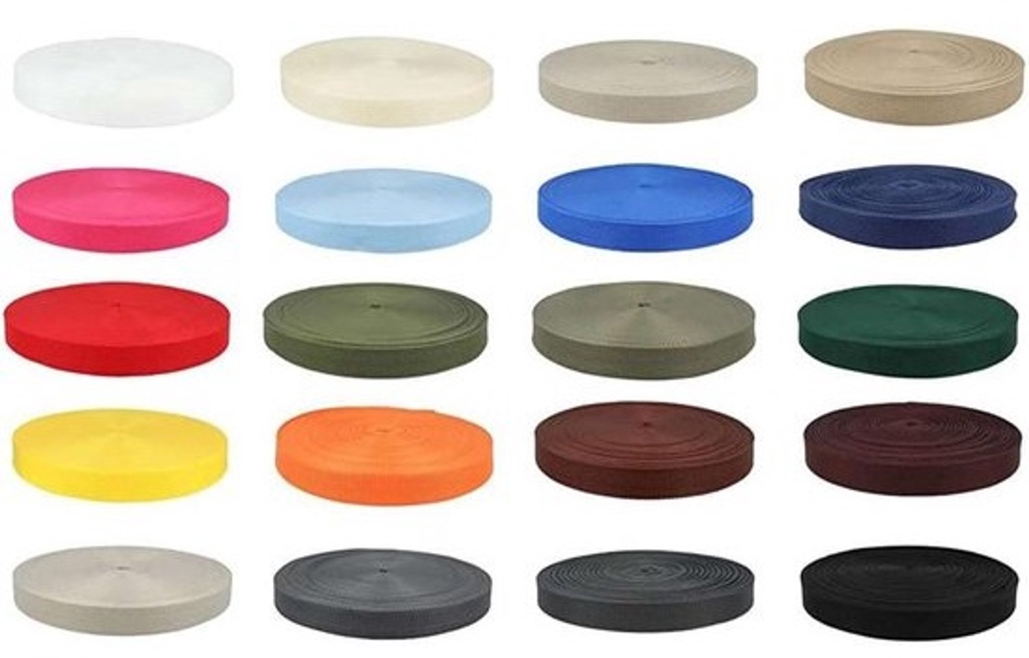 Sterke zwarte band 5 meter - 30 mm breed - Polypropyleen tassengordel
