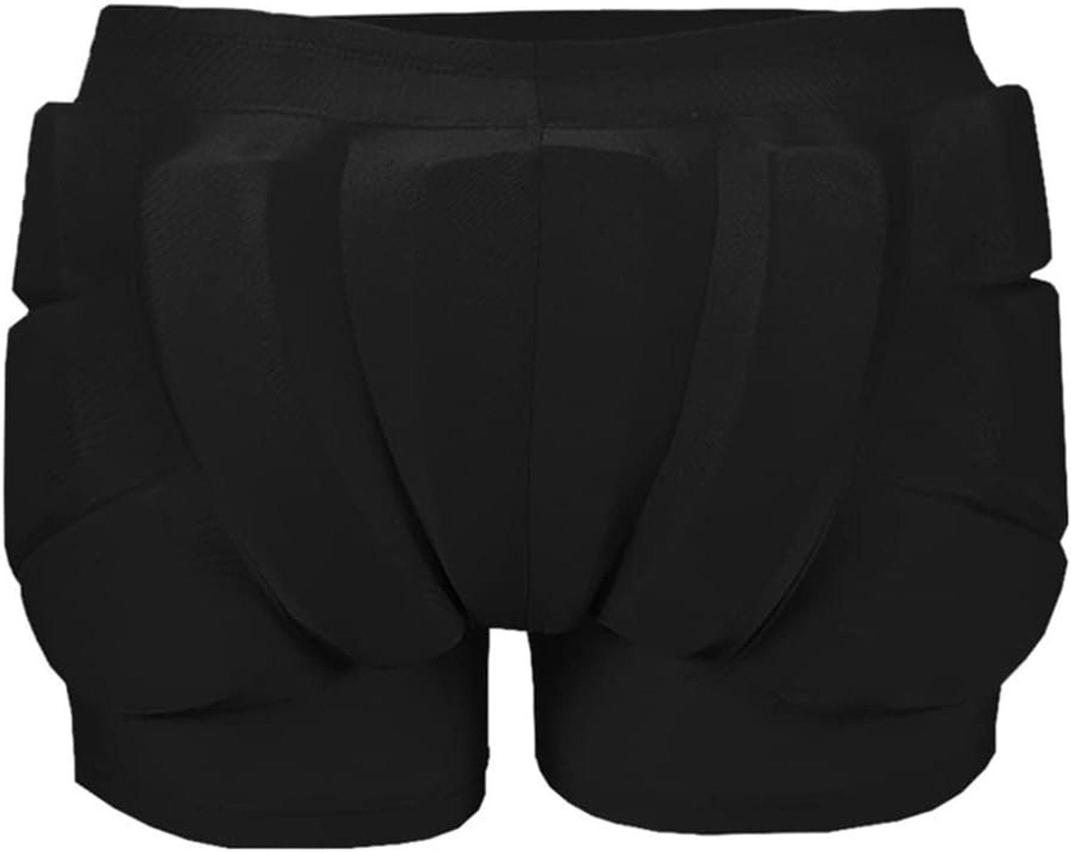 Kids Beschermende 3D Gevoerde Shorts met EVA Impactbescherming voor Skateboarden, Snowboarden en Skaten (Zwart)