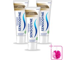 Sensodyne 3 x – Tandpasta – MultiCare – 75 ml - Bulkverpakking - Gevoelige tanden - Mondverzorging
