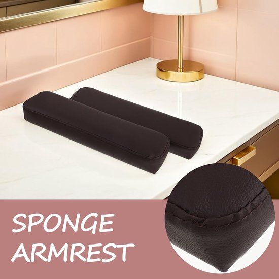 2 Stuks Zachte Massage Armleuning Kussenset Hypoallergeen Schuim Armsteun Pads voor Massagetafel Schoonheidssalon Comfortabele Vervanging voor Spa Thuisgebruik — afbeelding 2