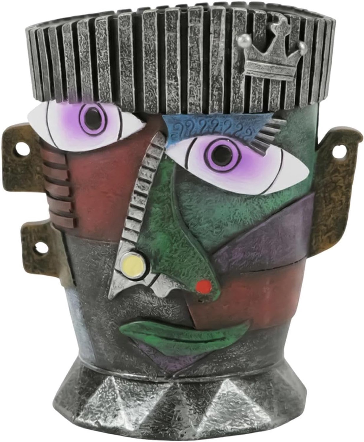 Gezicht Planter - Artistieke Handgeschilderde Hoofd Planter Pot