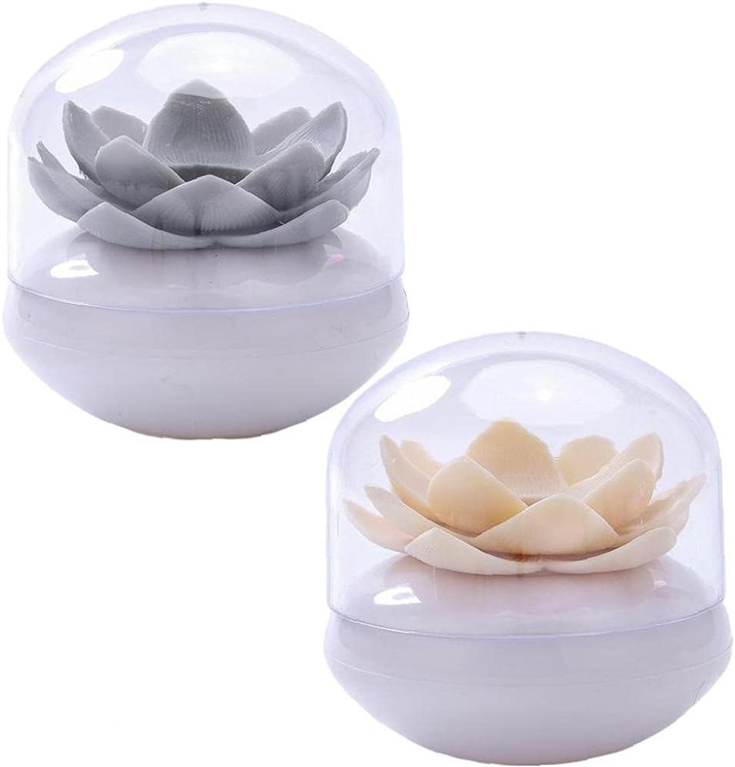Wattenstaafje, Make-upbus, Opbergdoos, Lotus Wattenstaafje Houder Tandenstokers Bud Organizer Case Q-Tips Opslag Container 2 STUKS Lotus Wattenstaafje Houder