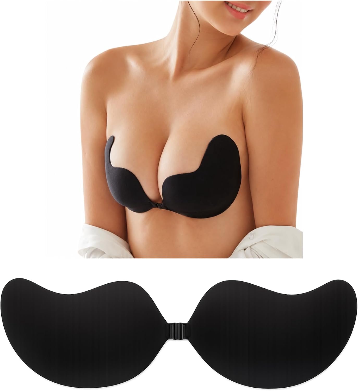 Générique Zelfklevende push-up beha zonder bandjes - onzichtbaar en ademend - herbruikbaar - 1 paar