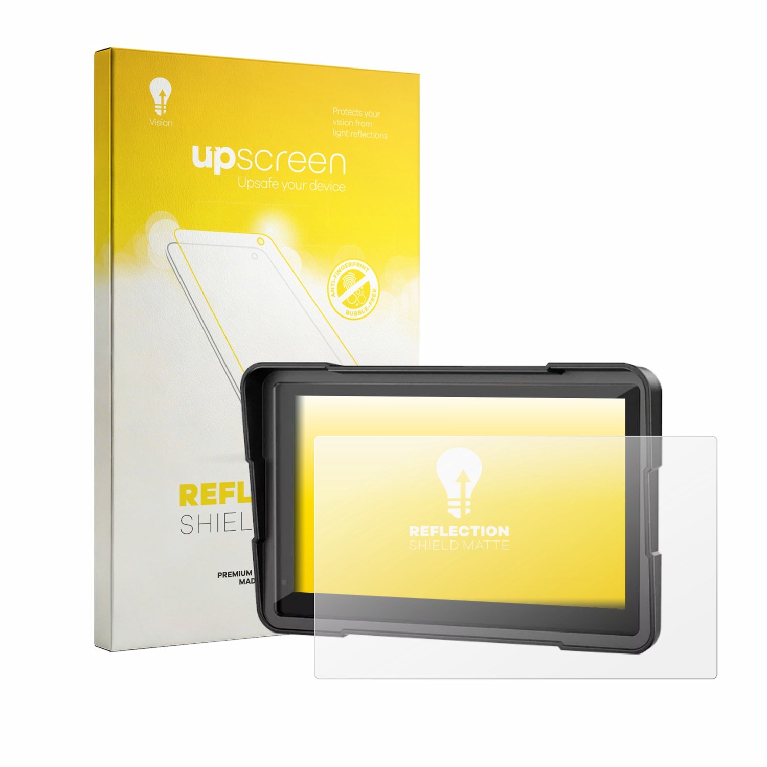 upscreen - Screenprotector voor CPMC B7 BMW Motorcycle GPS Navigation 7" - Folie Beschermfolie anti glare matte