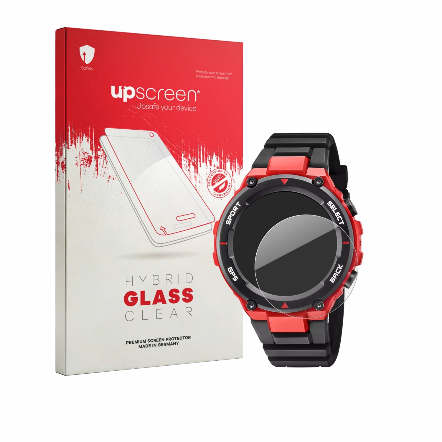 upscreen - Screenprotector voor Lotus 50024/1 51 mm - Folie Beschermfolie Beschermglas transparant