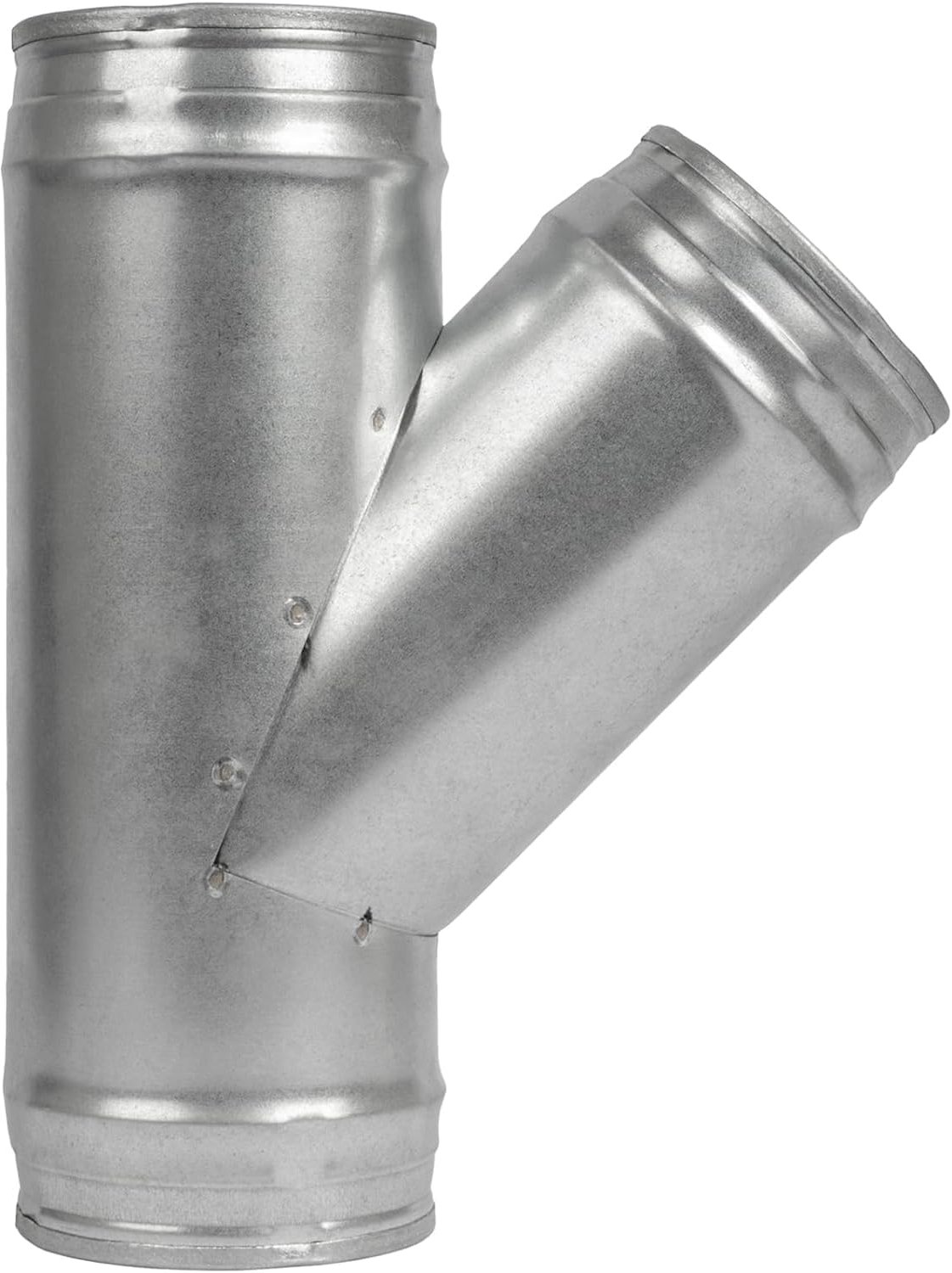 15cm Duct Splitter for Exhaust Fan Dryer Vent Hose 3 Way Duct Hose Connector, T Shape, T-Joint Metal (15cm, Y 45 - ShopVlot