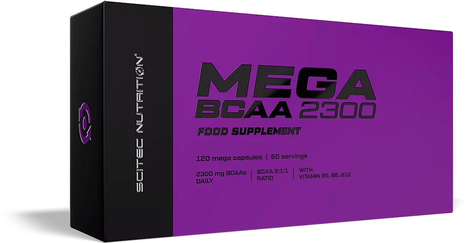 Scitec Nutrition® - Mega BCAA 2300 (120 capsules) - 60 doseringen - aminozuren