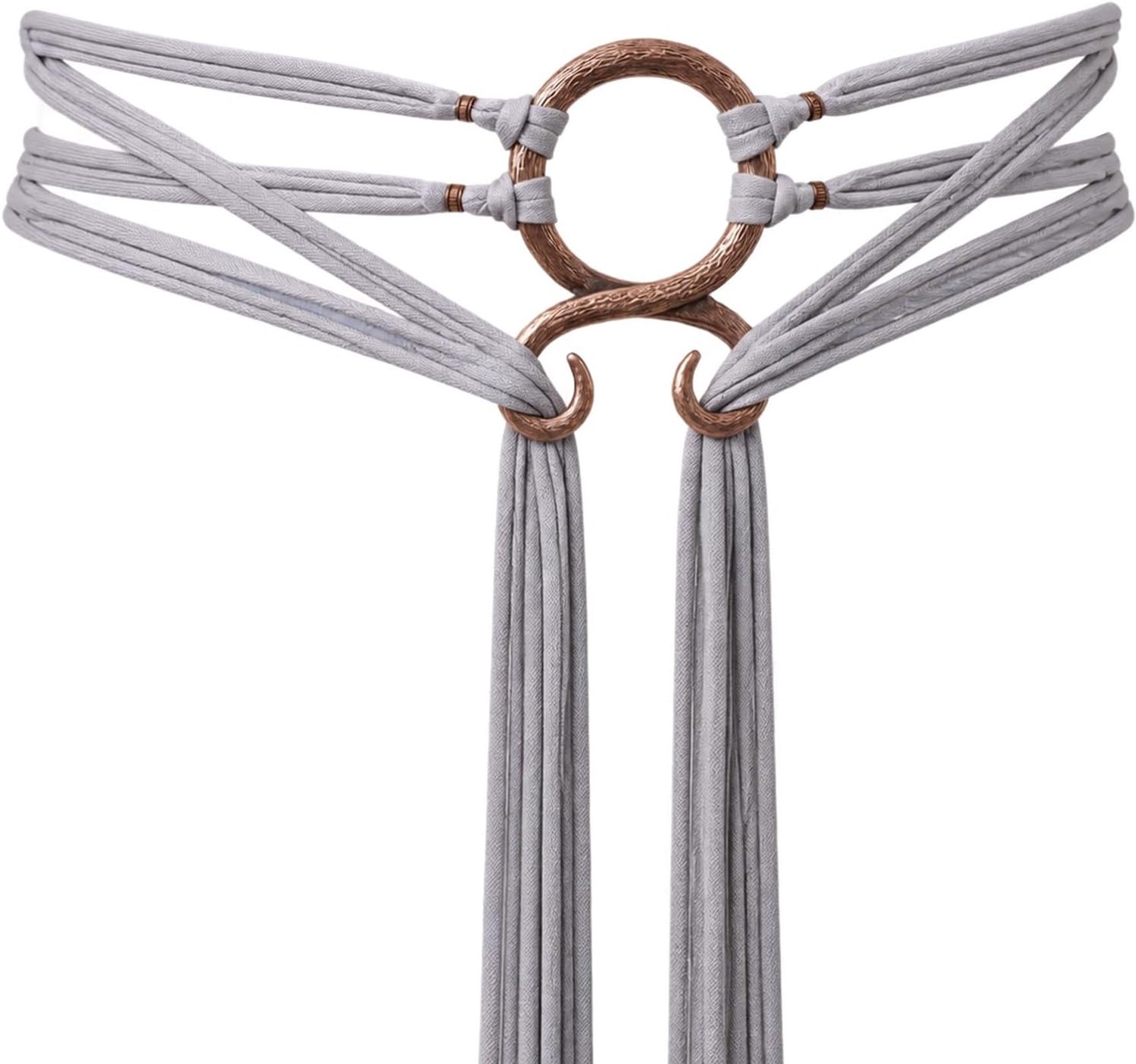 Viking kruisriem, Vikingriem, middeleeuwse riem dames verstelbaar 103 cm, middeleeuwse touwriem voor Vikingkostuum dames, heksentouwriem, renaissance & carnavalsaccessoire