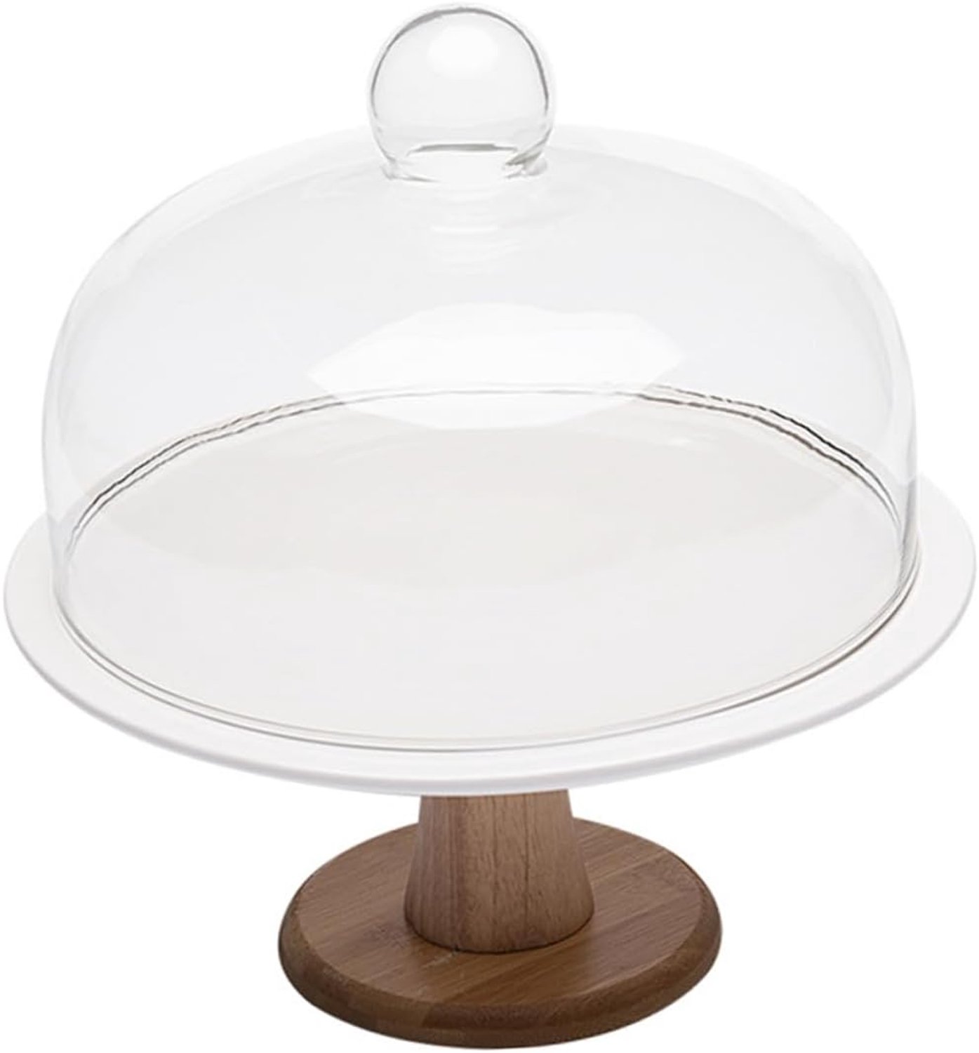 Snack Cake Display Stand Set Glaskeramische Plaat Voor Eenvoudige Taartpresentatie