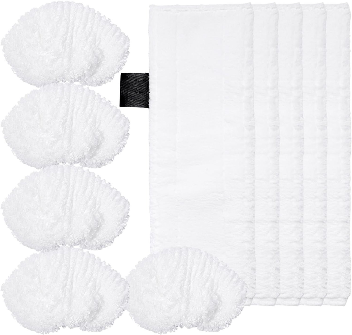 Set van 10 Microvezeldoeken voor Stoomreiniger, Vervangaccessoires voor Vloer en Hand, Geschikt voor Diverse Stoomreinigers en Efficiënt Schoonmaken