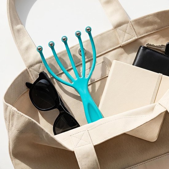 10 Stuks Delige Handheld Vijfklauw Hoofdmassage Tool met Rollende Balletjes voor Directe Stressverlichting Veilig voor Huid Compact voor Thuis Kantoor Reizen — afbeelding 2