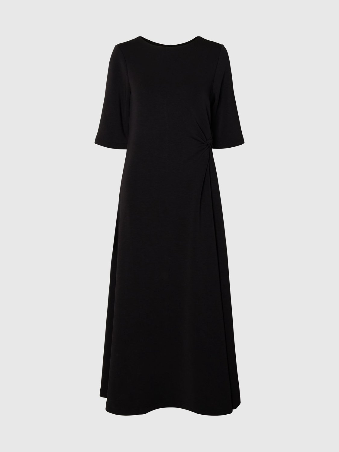 Selected Maxi jurk Met Korte Mouwen Black