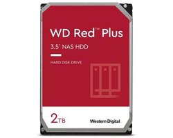 Western Digital Red Plus - Interne harde schijf - NAS HDD - 64MB Cache - 2 TB