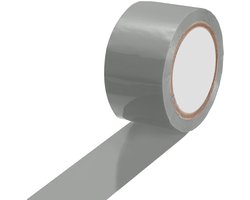 Verpakkingstape - 6 cm x 80 m - Grijs