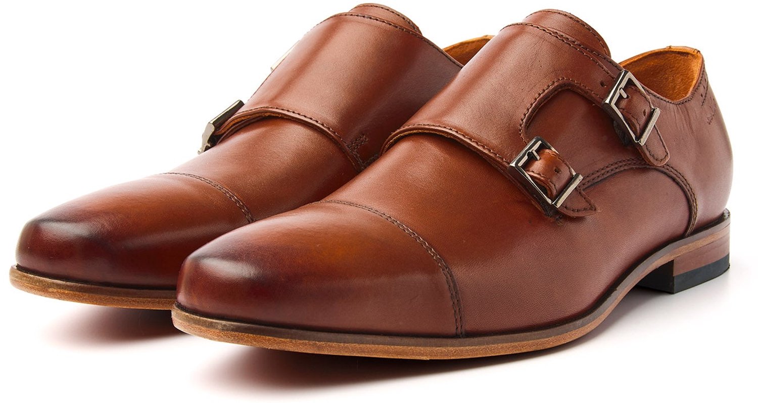 VANLIER - Heren Schoenen - Bruin - Maat 46