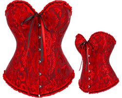 Corset met jacquard patroon