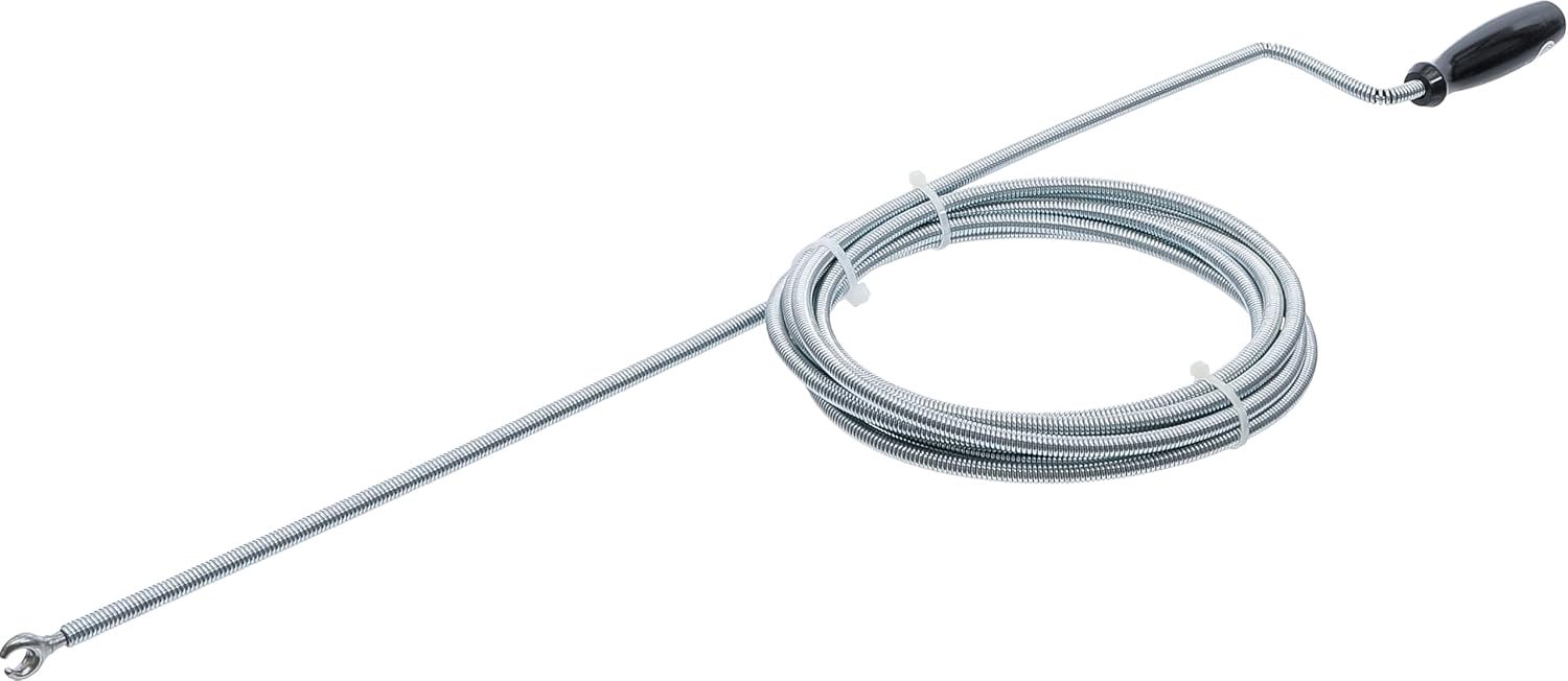 Ontstoppingsveer 3 m - handgreep - spiraaldiameter 6 mm - ideaal voor verstoppingen m-winkel - m-winkel