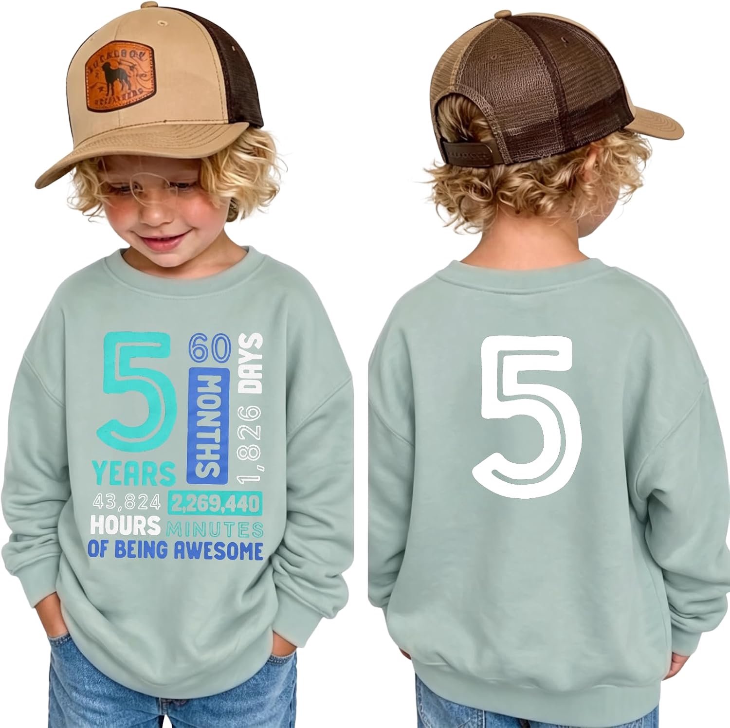 Sweatshirt voor jongens 5-10 jaar