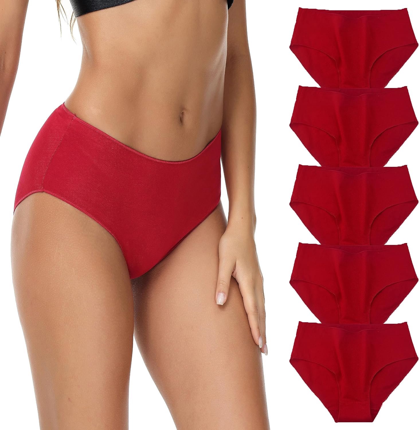 Slips dames katoen ademend meerpack