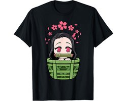 T-shirt met Vaporwave Anime-meisje