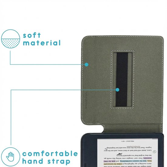iMoshion Ereader Cover / Hoesje Geschikt voor Kobo Libra Colour - iMoshion Stand Flipcase - Zwart van iMoshion — afbeelding 2