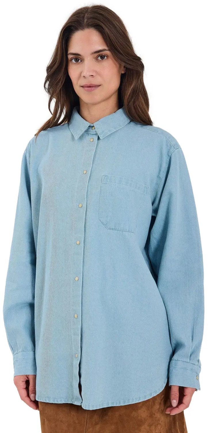 Dameshemd met lange mouwen Norr Drama Denim