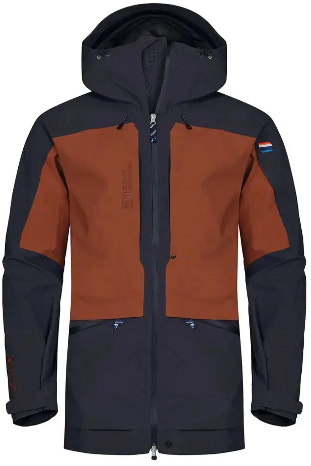Ski-jack met capuchon Elevenate Pure 100 Zwart