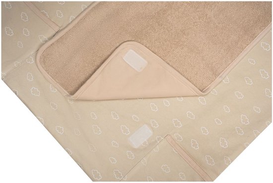 Snoozebaby Verschoonmatje - Opvouwbare mat voor onderweg 0-2 jaar - Gewatteerd - Dune Beige — afbeelding 3