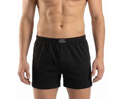 Beeren Funderwear-Fun2wear boxershort wijd model, uni - Losse boxershort mannen - 100% katoen - Zwart / XXL