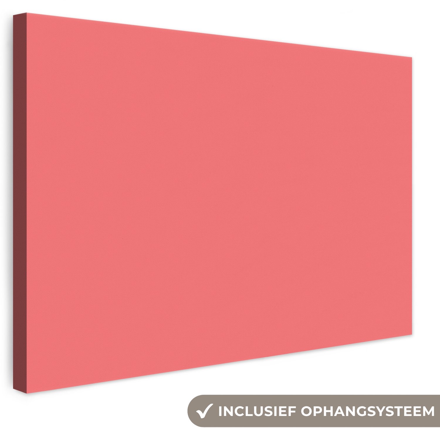 Canvas schilderij 30x20 cm - Exclusieve wanddecoratie Coral - Punch - Koraal - Muurdecoratie woonkamer - Slaapkamer decoratie - Kamer accessoires - Schilderijen op canvas