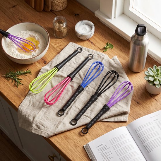 Handmixer gardeset - 5 stuks - Kunststof - Multifunctioneel — afbeelding 5