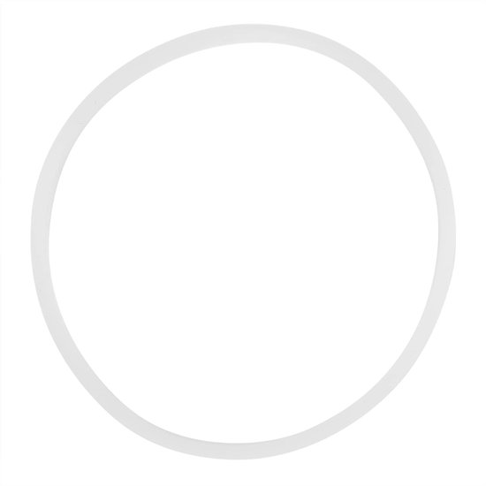 Blenderafdichting - Set van 6 - Rubberen O-ring - Wit — afbeelding 2
