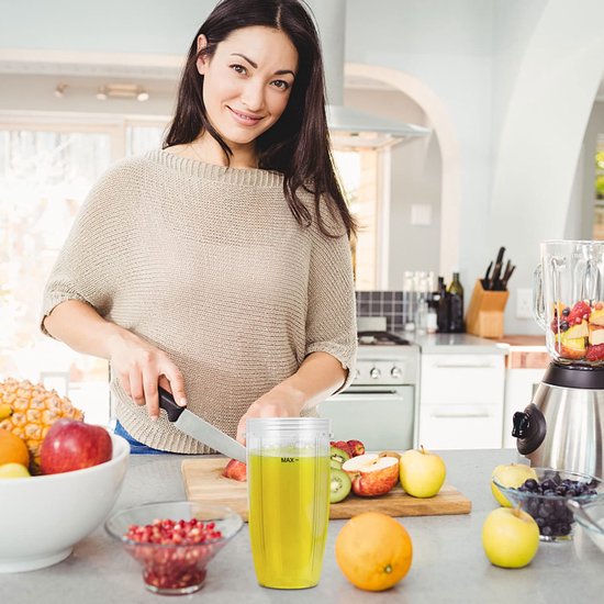 Blenderbeker - 710 ml - Geschikt voor NutriBullet 600W en Pro 900W — afbeelding 2